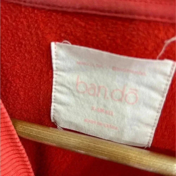 Fun ban.do brand  “room service”  women’s sweatshirt size XS. fits girl size 12 - Picture 2 of 3